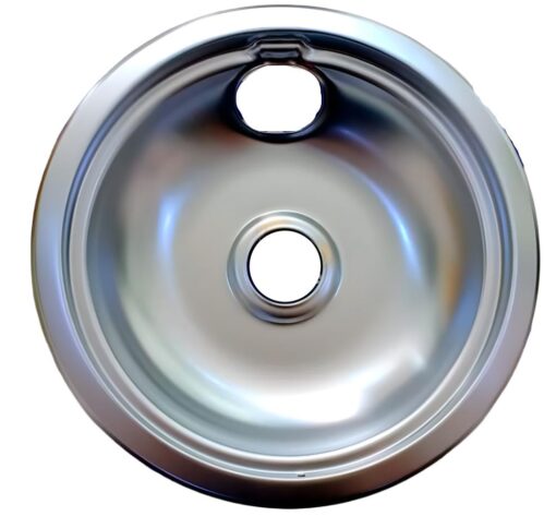 Frigidaire 316048413 Range Drip Bowl Chrome 8" OEM Replaces 5303013588 - Image 2
