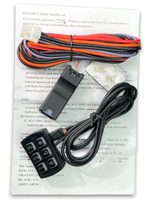 Universal Vehicle Immobilizer Code - Passcode, (Theft prevention system) Password immobilizer, Automatic Engine lock anti-theft - Image 2