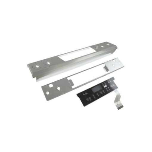 Whirlpool W10122295 Range Touchpad and Control Console Stainless Black OEM Replaces 1257027