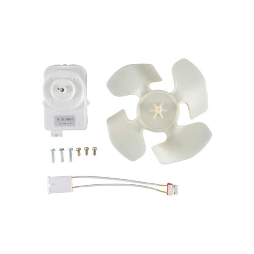 Whirlpool W10124096 Refrigerator Condenser Fan Motor Kit 4.1W 115V OEM Replaces 1378525