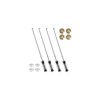 Whirlpool W10780048 Top Load Washer Suspension Rod Kit 4-Pack OEM Replaces AP5971398