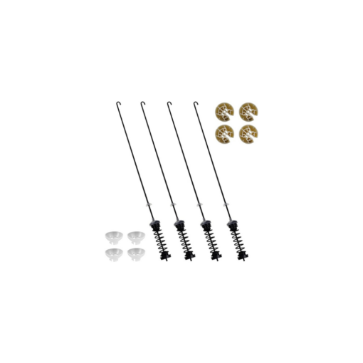 Whirlpool W10780048 Top Load Washer Suspension Rod Kit 4-Pack OEM Replaces AP5971398