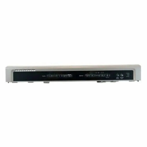 Whirlpool W10849486 Dishwasher Control Panel Stainless/Black OEM Replaces W10629489