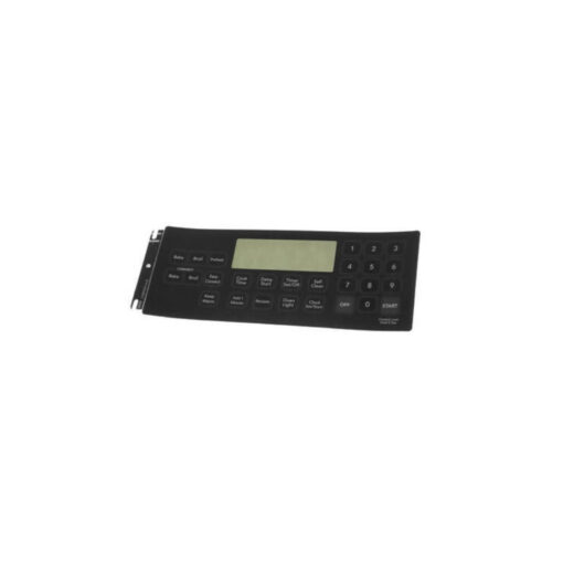 Whirlpool WPW10349893 Range Clock Overlay Black OEM Replaces 1878282