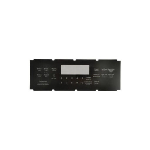 GE WS01F09033 Range Oven Control Overlay OEM