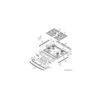 GE WS01L11286 Range Upper Manifold Panel OEM Replaces WB36X20590